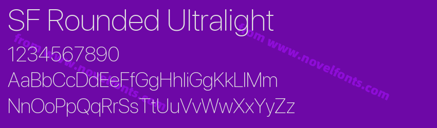 SF Rounded UltralightPreview SF Rounded UltralightPreview