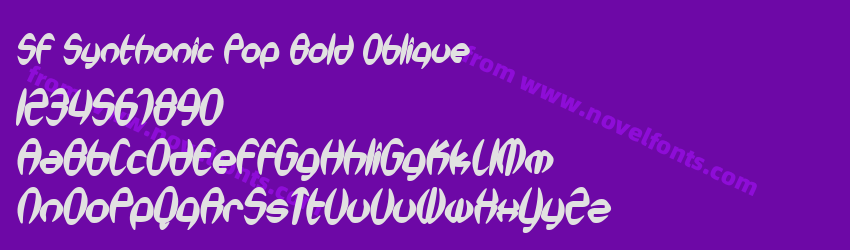 SF Synthonic Pop Bold ObliquePreview SF Synthonic Pop Bold ObliquePreview