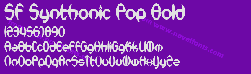 SF Synthonic Pop BoldPreview SF Synthonic Pop BoldPreview