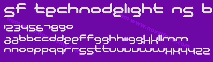 SF Technodelight NS BoldPreview SF Technodelight NS BoldPreview