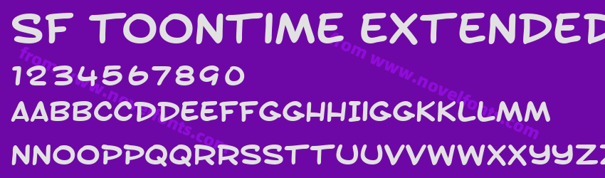 SF Toontime Extended BoldPreview SF Toontime Extended BoldPreview