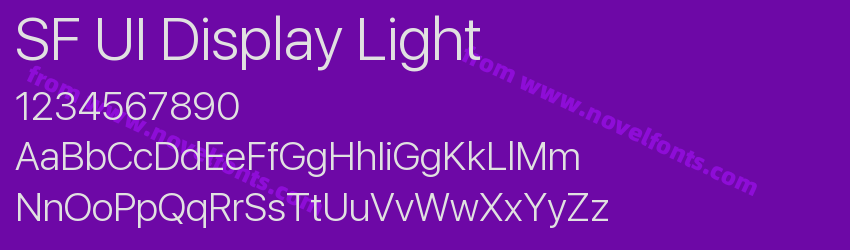 SF UI Display LightPreview SF UI Display LightPreview