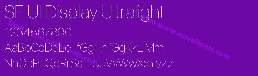 SF UI Display UltralightPreview SF UI Display UltralightPreview