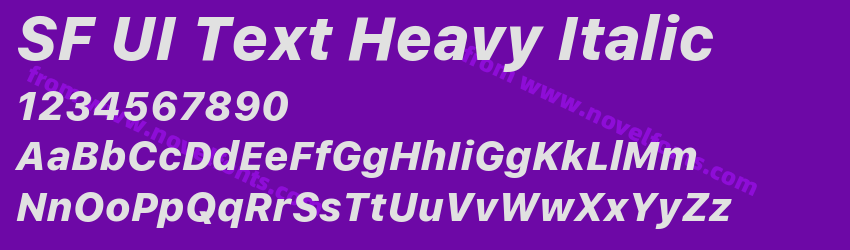 SF UI Text Heavy ItalicPreview SF UI Text Heavy ItalicPreview