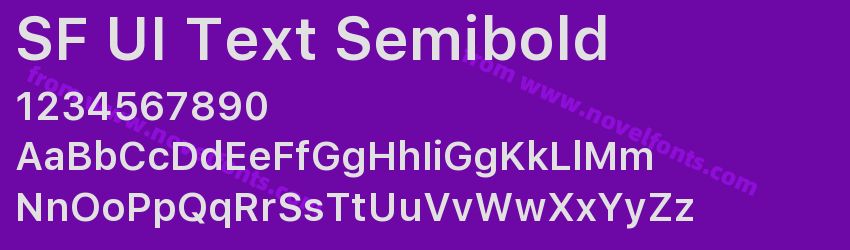 SF UI Text SemiboldPreview SF UI Text SemiboldPreview