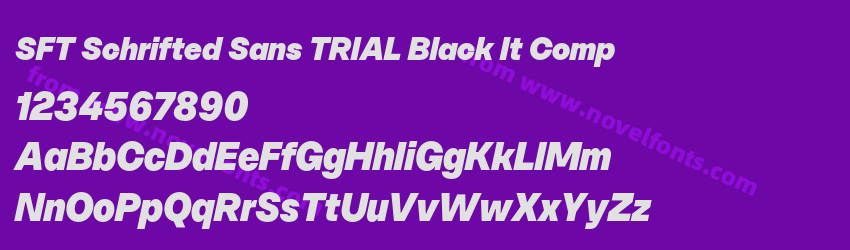 SFT Schrifted Sans TRIAL Black It CompPreview SFT Schrifted Sans TRIAL Black It CompPreview