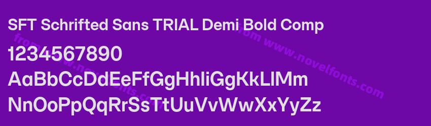 SFT Schrifted Sans TRIAL Demi Bold CompPreview SFT Schrifted Sans TRIAL Demi Bold CompPreview