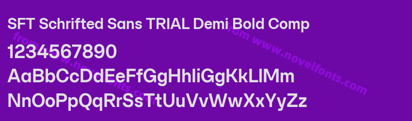 SFT Schrifted Sans TRIAL Demi Bold CompPreview SFT Schrifted Sans TRIAL Demi Bold CompPreview