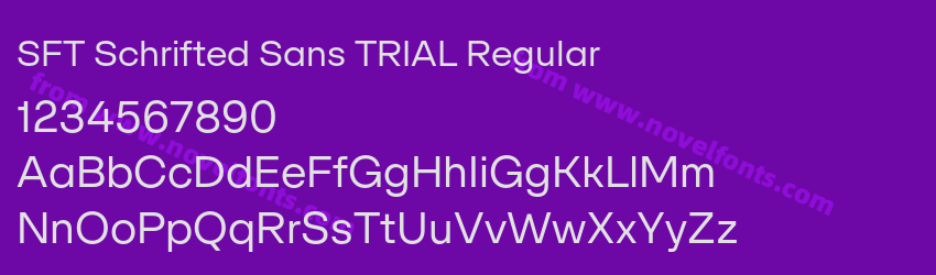 SFT Schrifted Sans TRIAL RegularPreview SFT Schrifted Sans TRIAL RegularPreview