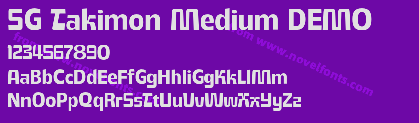SG Takimon Medium DEMOPreview SG Takimon Medium DEMOPreview