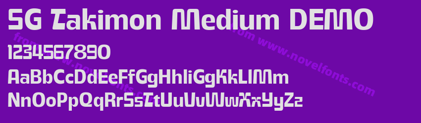 SG Takimon Medium DEMOPreview SG Takimon Medium DEMOPreview