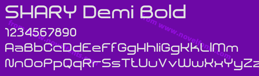 SHARY Demi BoldPreview SHARY Demi BoldPreview