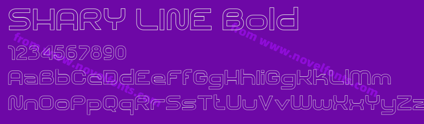 SHARY LINE BoldPreview SHARY LINE BoldPreview