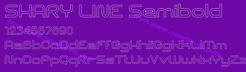 SHARY LINE SemiboldPreview SHARY LINE SemiboldPreview