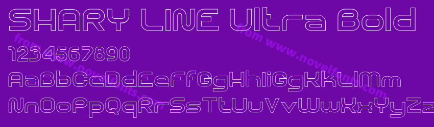 SHARY LINE Ultra BoldPreview SHARY LINE Ultra BoldPreview