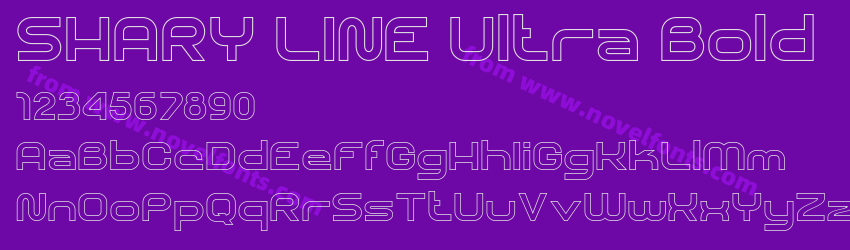 SHARY LINE Ultra BoldPreview SHARY LINE Ultra BoldPreview