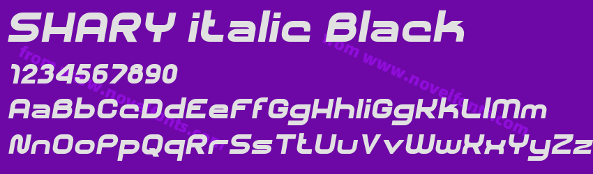 SHARY italic BlackPreview SHARY italic BlackPreview