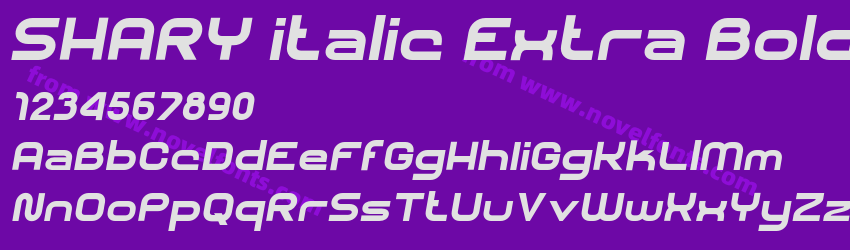SHARY italic Extra BoldPreview SHARY italic Extra BoldPreview