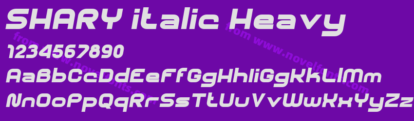 SHARY italic HeavyPreview SHARY italic HeavyPreview