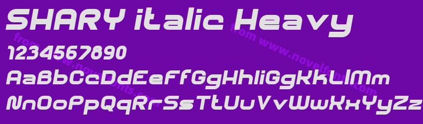 SHARY italic HeavyPreview SHARY italic HeavyPreview