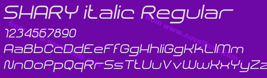 SHARY italic RegularPreview SHARY italic RegularPreview