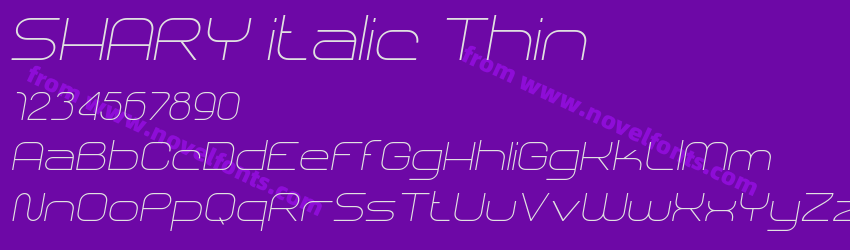 SHARY italic ThinPreview SHARY italic ThinPreview
