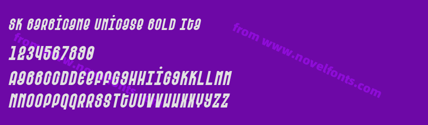 SK Barbicane Unicase Bold ItaPreview SK Barbicane Unicase Bold ItaPreview