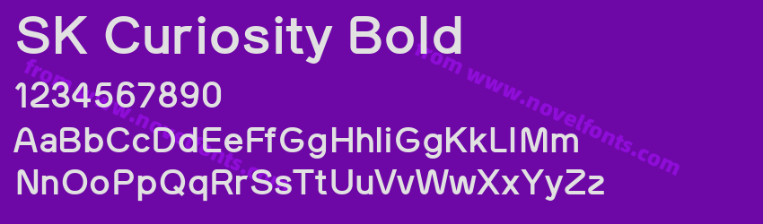 SK Curiosity BoldPreview SK Curiosity BoldPreview