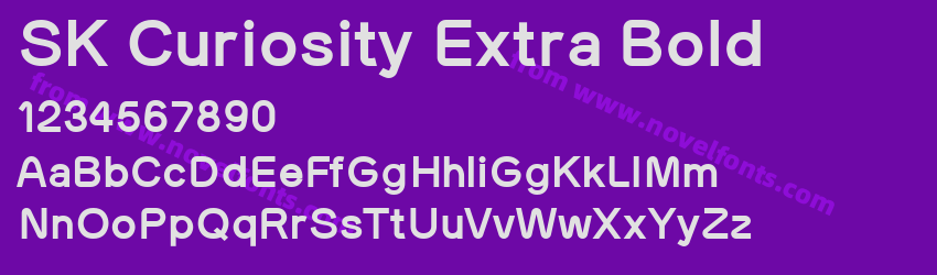 SK Curiosity Extra BoldPreview