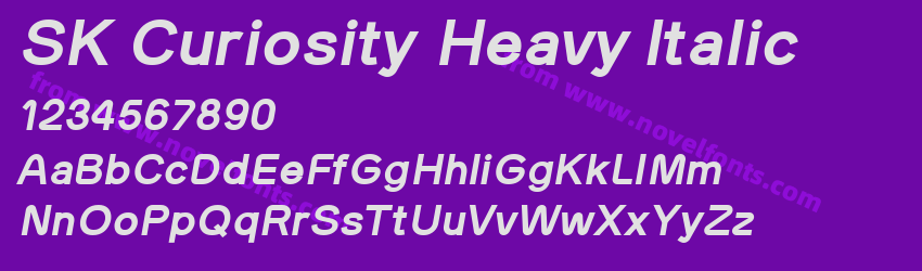 SK Curiosity Heavy ItalicPreview SK Curiosity Heavy ItalicPreview