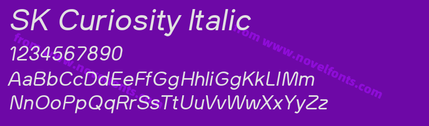 SK Curiosity ItalicPreview SK Curiosity ItalicPreview