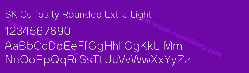 SK Curiosity Rounded Extra LightPreview SK Curiosity Rounded Extra LightPreview