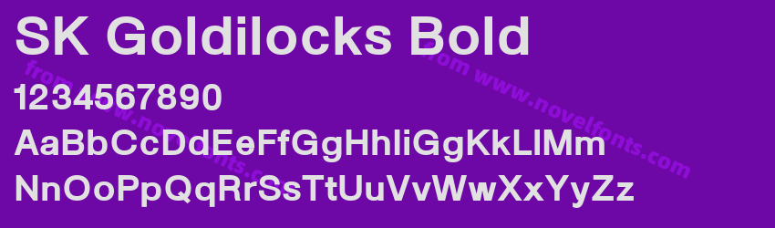 SK Goldilocks BoldPreview SK Goldilocks BoldPreview