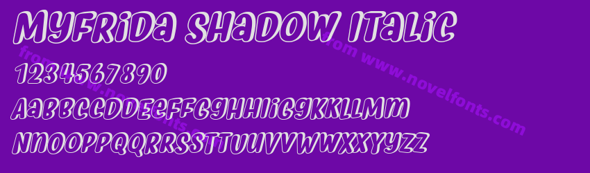 Myfrida Shadow ItalicPreview