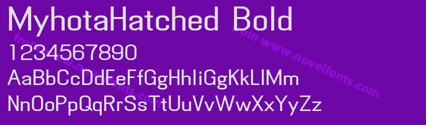 MyhotaHatched BoldPreview