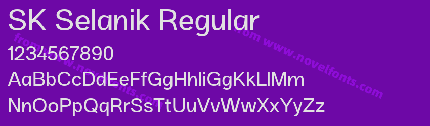 SK Selanik RegularPreview SK Selanik RegularPreview