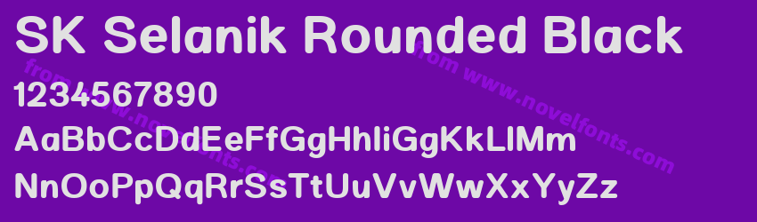 SK Selanik Rounded BlackPreview SK Selanik Rounded BlackPreview