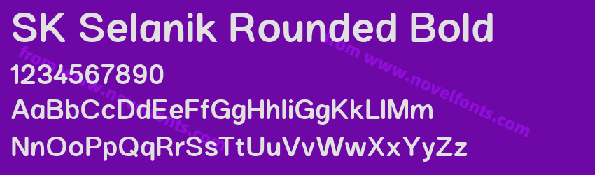 SK Selanik Rounded BoldPreview SK Selanik Rounded BoldPreview