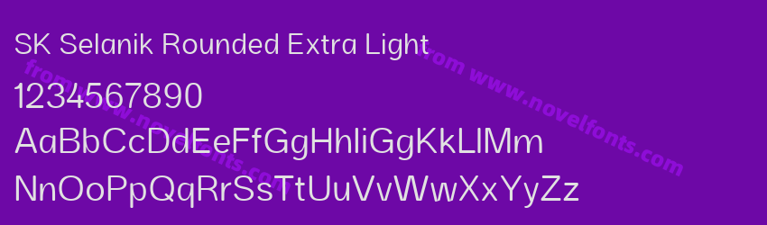 SK Selanik Rounded Extra LightPreview SK Selanik Rounded Extra LightPreview