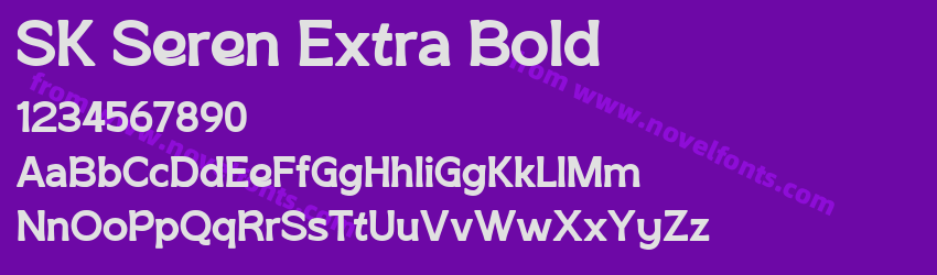 SK Seren Extra BoldPreview SK Seren Extra BoldPreview