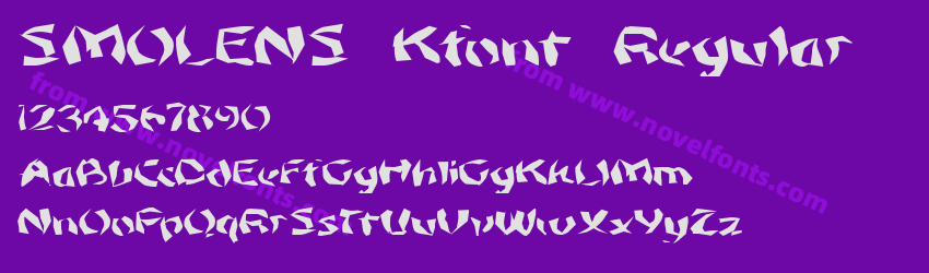 SMOLENS Kfont RegularPreview SMOLENS Kfont RegularPreview