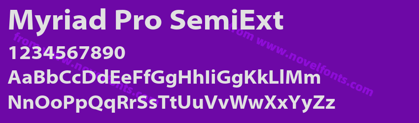 Myriad Pro SemiExtPreview