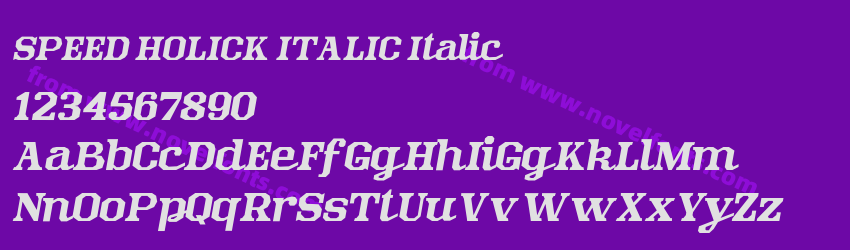 SPEED HOLICK ITALIC ItalicPreview SPEED HOLICK ITALIC ItalicPreview