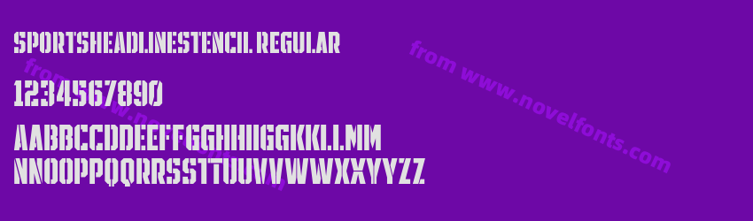 SPORTSHEADLINESTENCIL RegularPreview SPORTSHEADLINESTENCIL RegularPreview