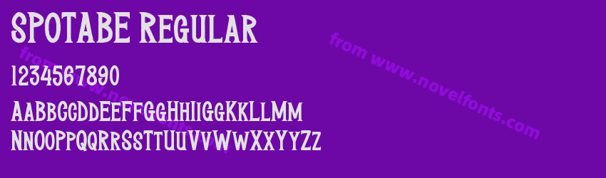 SPOTABE RegularPreview SPOTABE RegularPreview