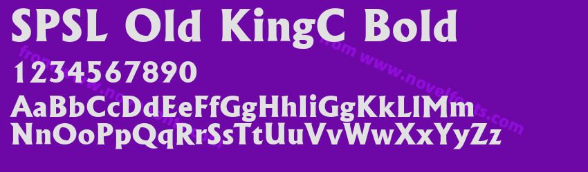 SPSL Old KingC BoldPreview SPSL Old KingC BoldPreview