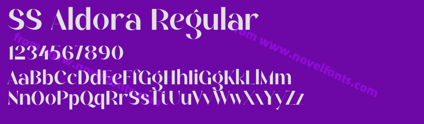 SS Aldora RegularPreview SS Aldora RegularPreview