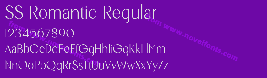 SS Romantic RegularPreview SS Romantic RegularPreview