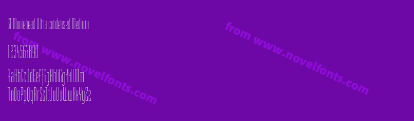 ST Moviehead Ultra condensed MediumPreview ST Moviehead Ultra condensed MediumPreview