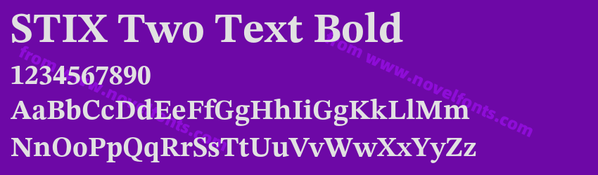 STIX Two Text BoldPreview STIX Two Text BoldPreview